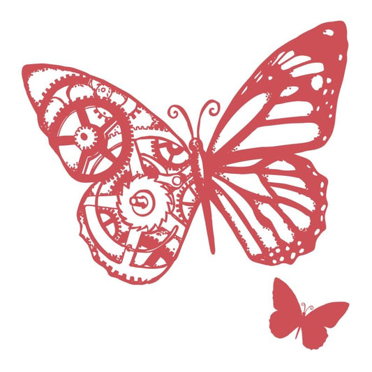 Gears and Butterflies Stamp Set (2p)