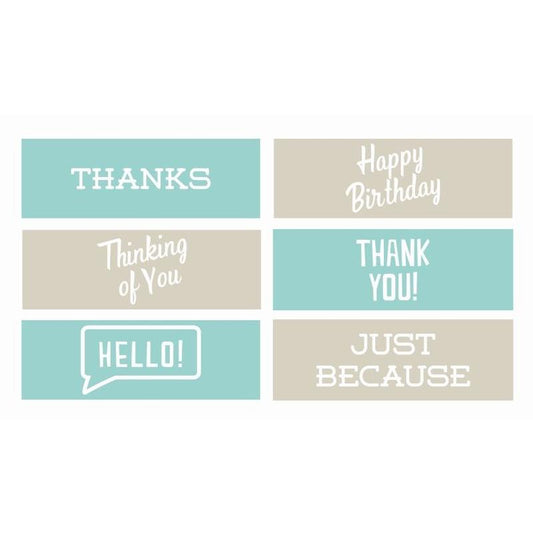 Embossing Strips - Classic (6 Piece)