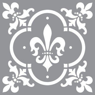 DecoArt Fleur de Lis Tile Stencil
