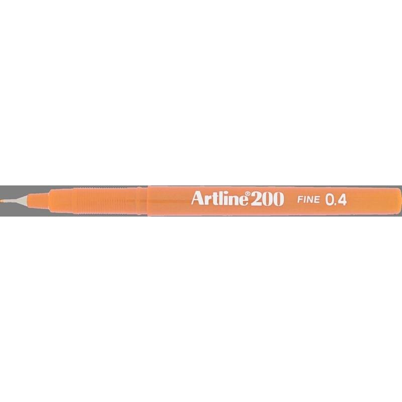 Artline EK200 Orange 0.4 pen Sold in boxes of 12s