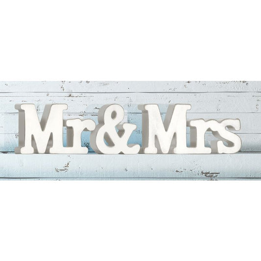 Wooden Mr & Mrs