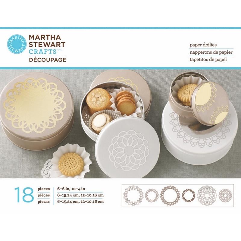 Martha Stewart Crafts Decoupage Paper Doilies - Metallic