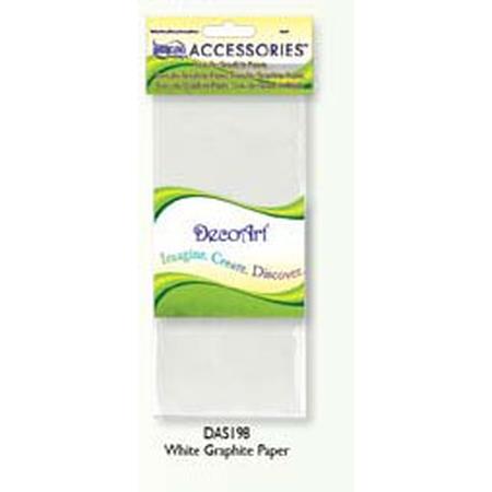 Graphite Paperwhite Decoart White Graphite Paper – Go Craft