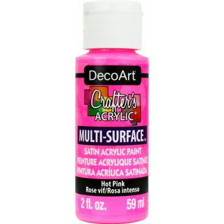 DecoArt Hot Pink Crafters Multi-Surface 2oz