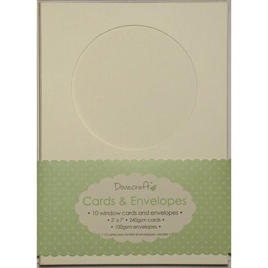 Circle Window Card 5x7Card & Envelope  Pack
