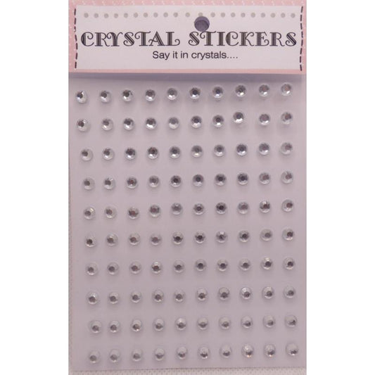 Clear 100 Extra Large Diamond Studs Sold in single strips