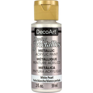 DecoArt White Pearl Metallics 2oz