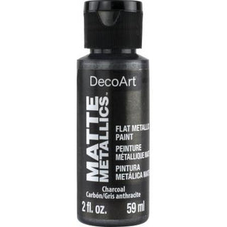 DecoArt Charcoal Matte Metallics 2oz