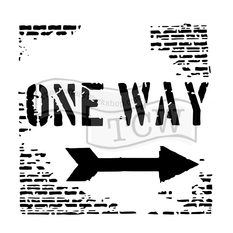 6x6 Stencil One Way – Go Craft