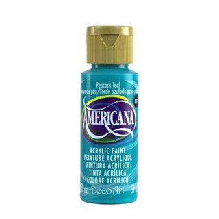 DecoArt Peacock Teal Americana Acrylic Paint