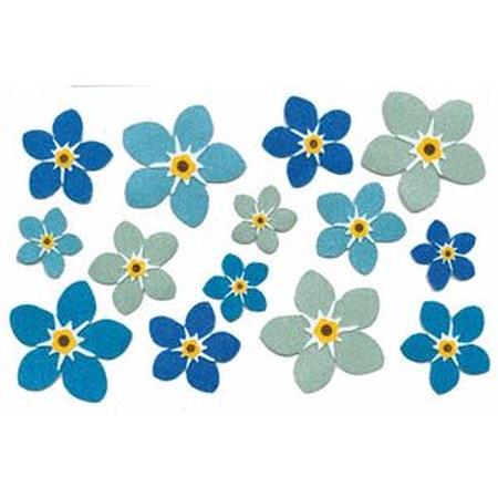 Blue Forget-Me-Not Stickers