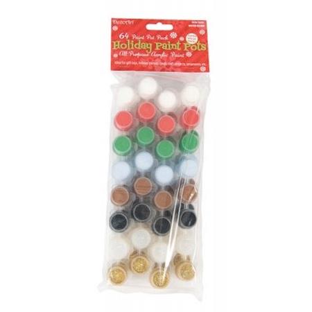 64 Pot Holiday Paint pot Set