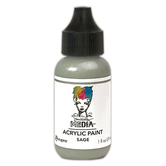 Sage Dina Wakley MEdia Paints (1oz)