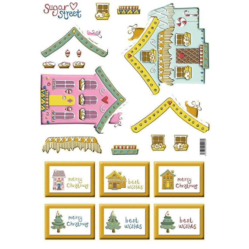 Sugar St Pink House Toppers