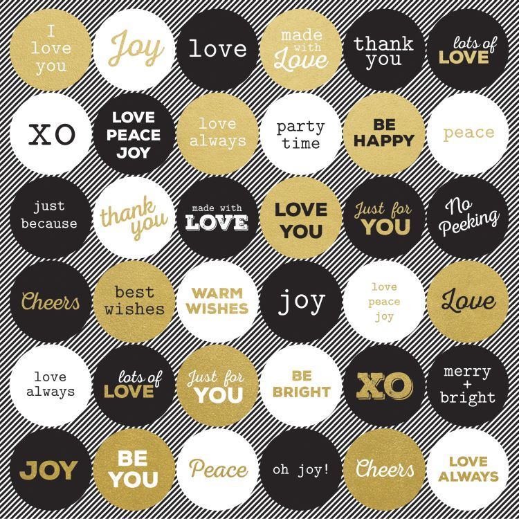 A Touch of Gold Sticker Sheet