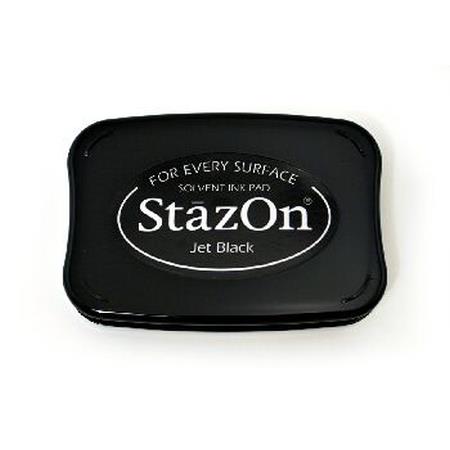 Jet Black StazOn On Pad