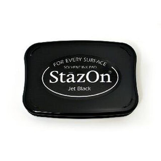 Jet Black StazOn On Pad