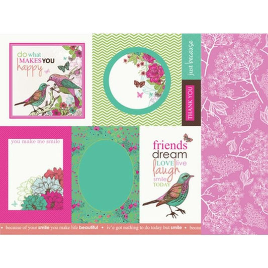 Scrapbook Paper - Sister Sold in Packs of 10 Sheets