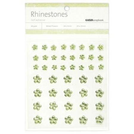 Mx Flower Rhinestones - Mint
