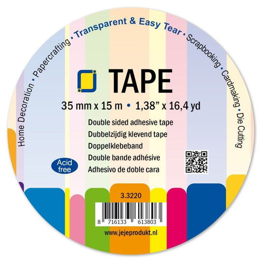 Clear 2- Sided adhesive tape35mm x15m
