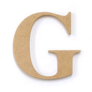 Wooden Letters & Shapes - Medium G - 60mm