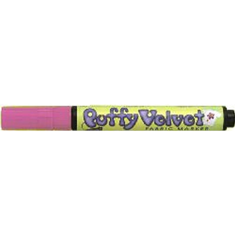 Puffy Velvet Fluorescent Pink