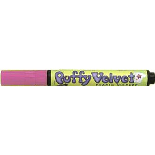 Puffy Velvet Fluorescent Pink