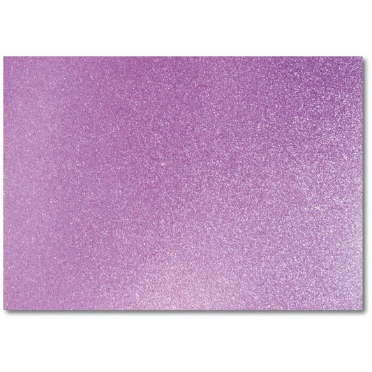 A4 Glitter Card Lilac