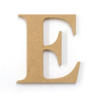 Wooden Letters & Shapes - Large E - 90mm