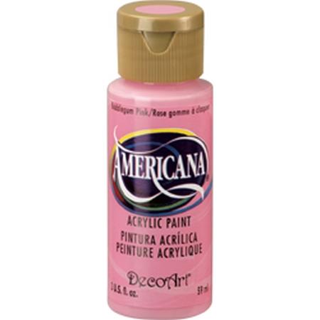 Bubble-gum Pink Americana Acrylic 2Oz.