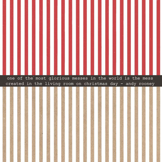 Holly Jolly 12x12 Scrapbook Paper Sold in Packs of 10 Sheets