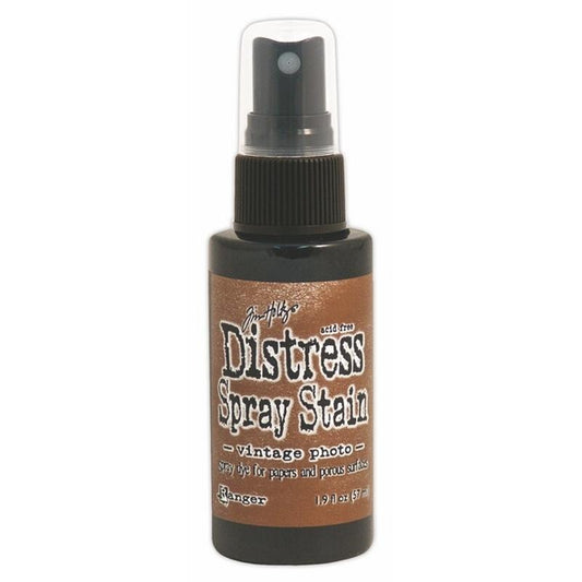 Distress Spray Stain Vintage Photo