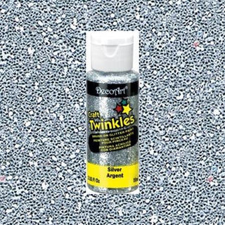 DecoArt Silver Craft Twinkles 2oz