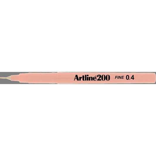 Artline EK200 Apricot 0.4 pen Sold in boxes of 12s
