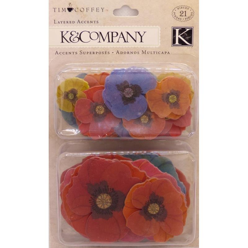 Blossomwood Poppy Layered Accents