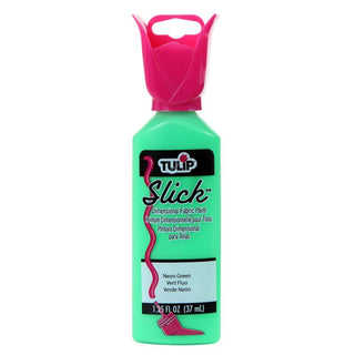 Tulip Slick Neon Green Dimensional Fabric Paint - 1.25oz