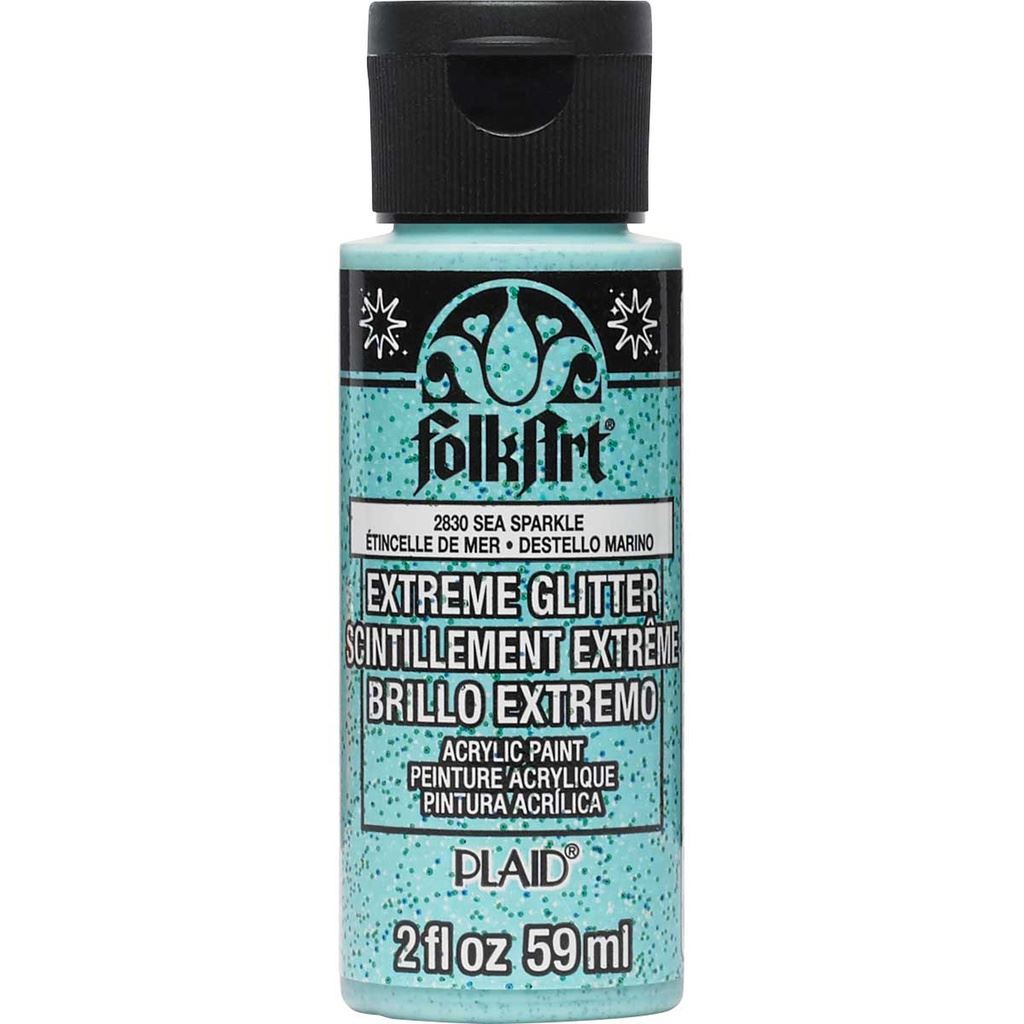 Sea Sparkle FolkArt Extreme Glitter 2oz