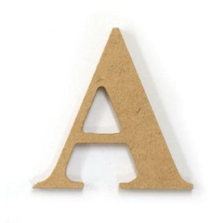 Wooden Letters & Shapes - Medium A - 60mm