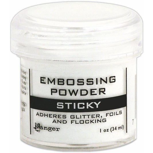Embossing Powder Sticky