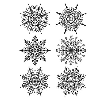 Tim Holtz - Swirly Snowflakes- Stamp