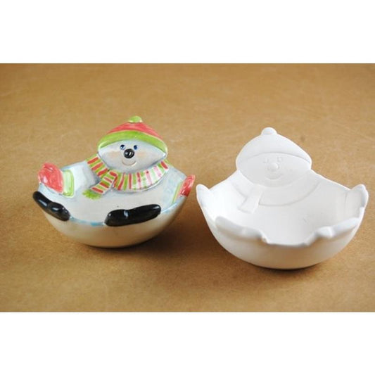 Winter Snowman Bowl Dish Box Quantity 6