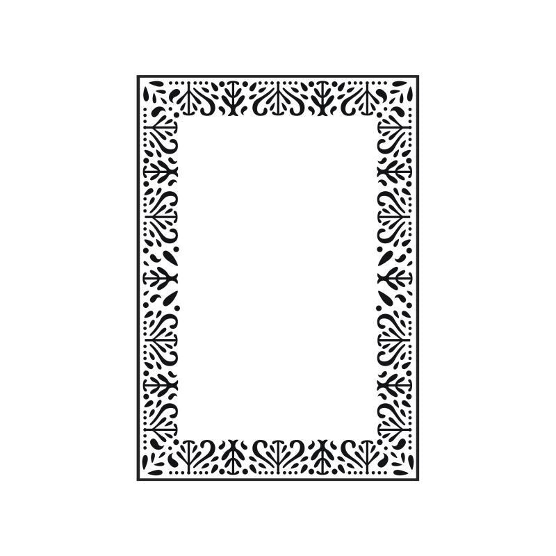 Embossing Fold 4x6 Decorative Frame