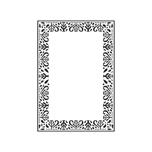 Embossing Fold 4x6 Decorative Frame