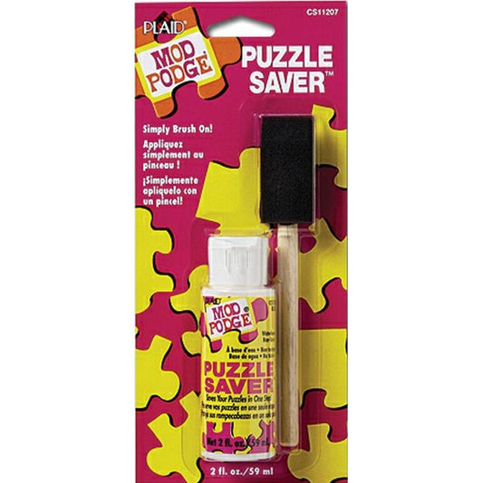 Mod Podge Puzzle Saver 2oz Carded with Sponge Applicator