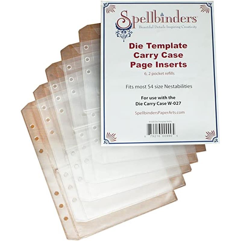 Carry Case Page Inserts
