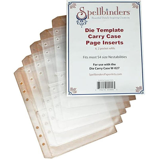 Carry Case Page Inserts