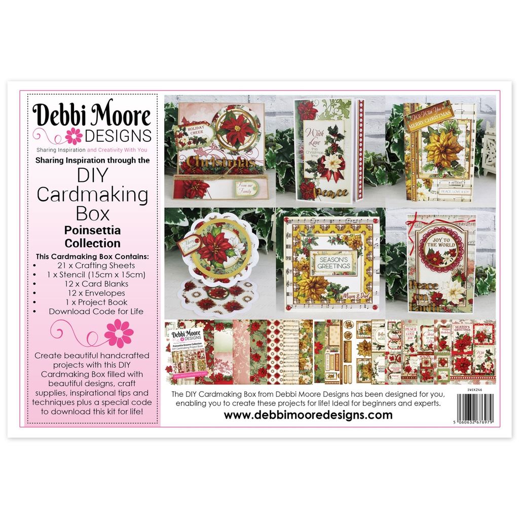 Day Cardmaking Kit - Poinsettia Dreams