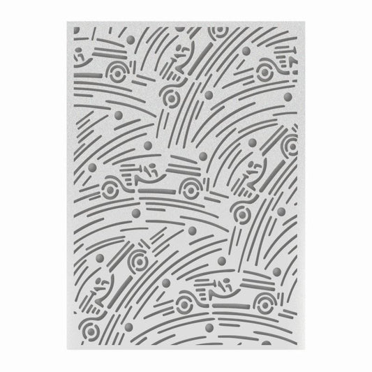 CON Swingers 5x7 Embossing Folder