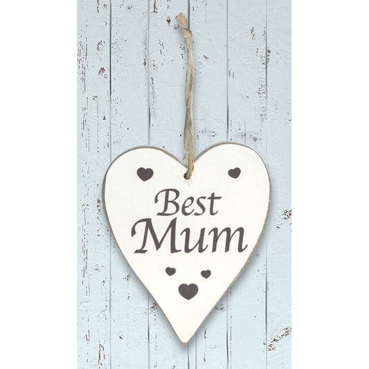 Wooden Heart - Best Mum