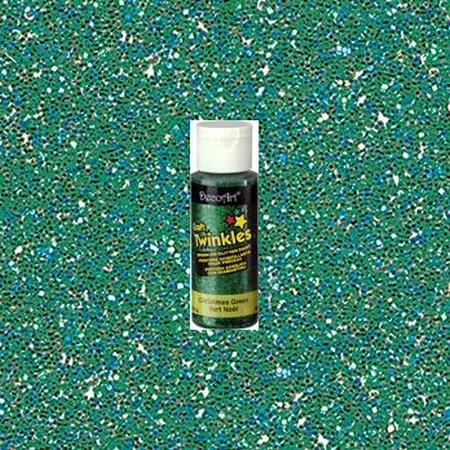 Christmas Green Craft Twinkles 2oz.